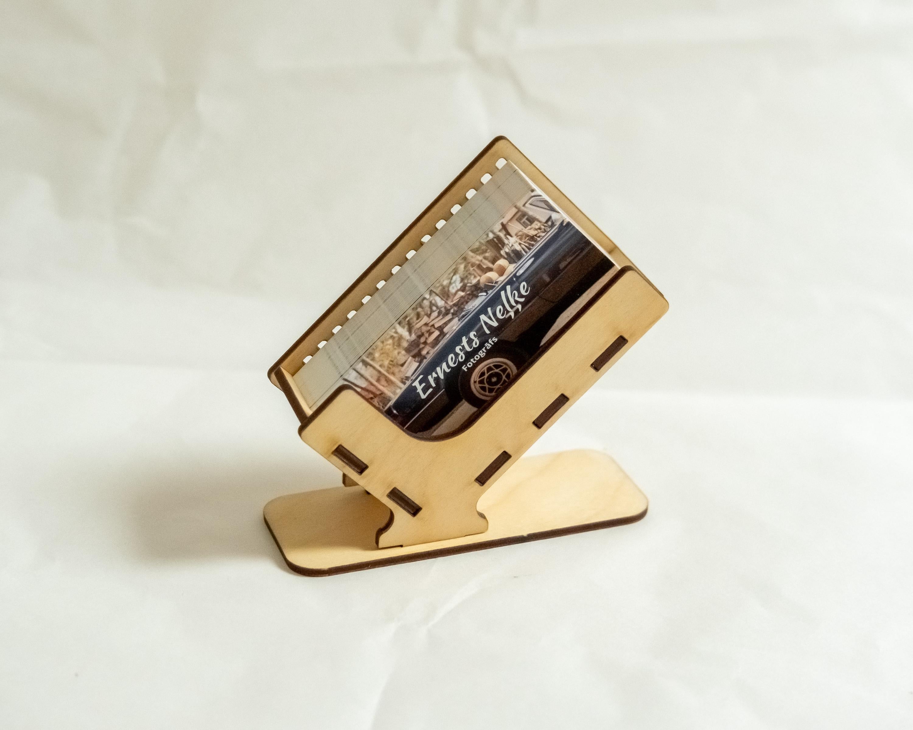 Birch Plywood Business Card Holder