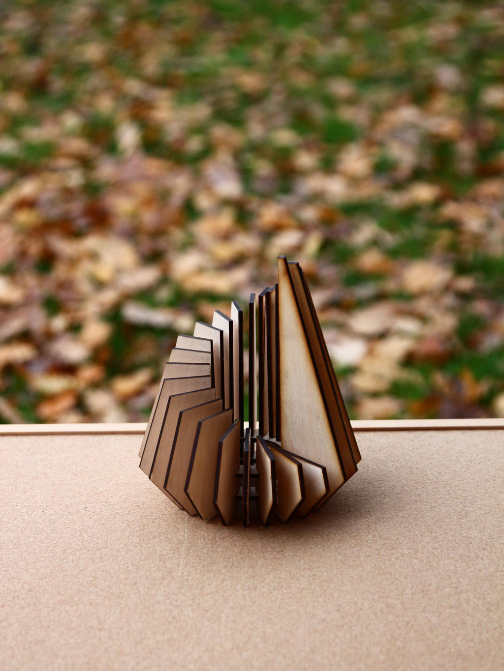 Spiral Geometric Candle Holder