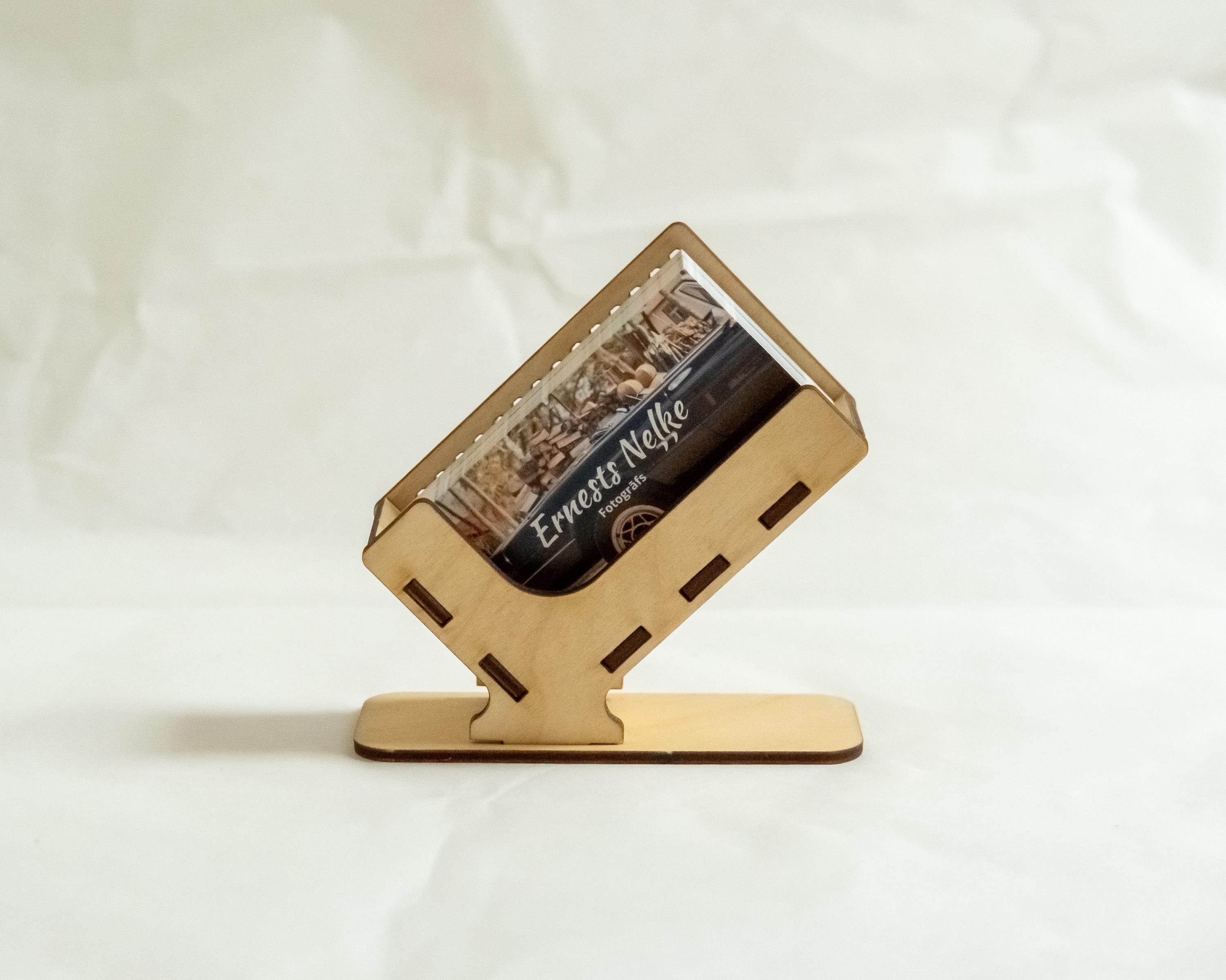 Birch Plywood Business Card Holder