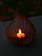 Wooden Candle Holder 2