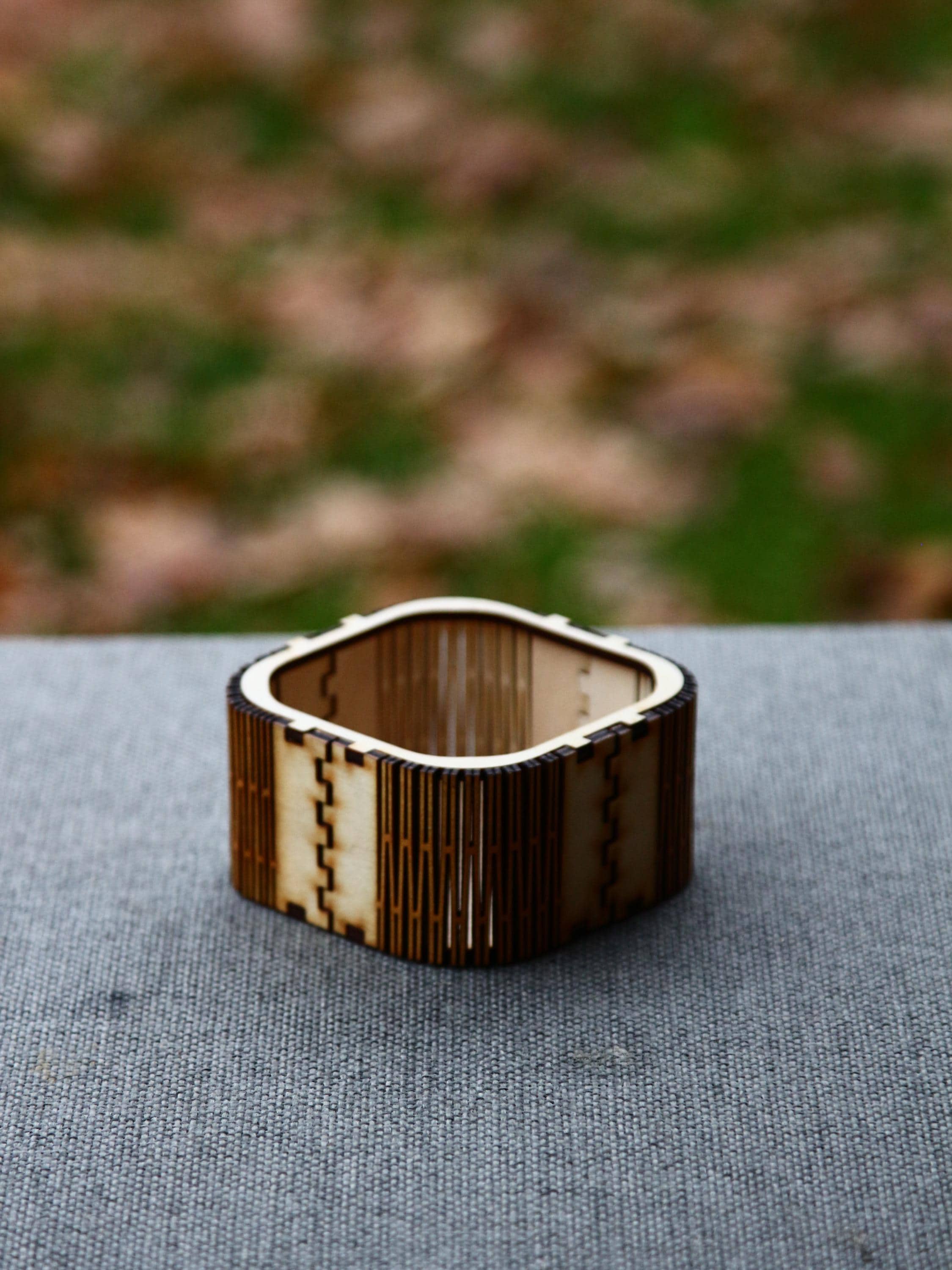 Laser-Cut Wooden Flex Box