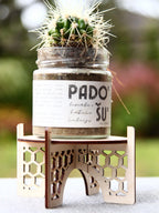 Laser Cut Wooden Plant Stand