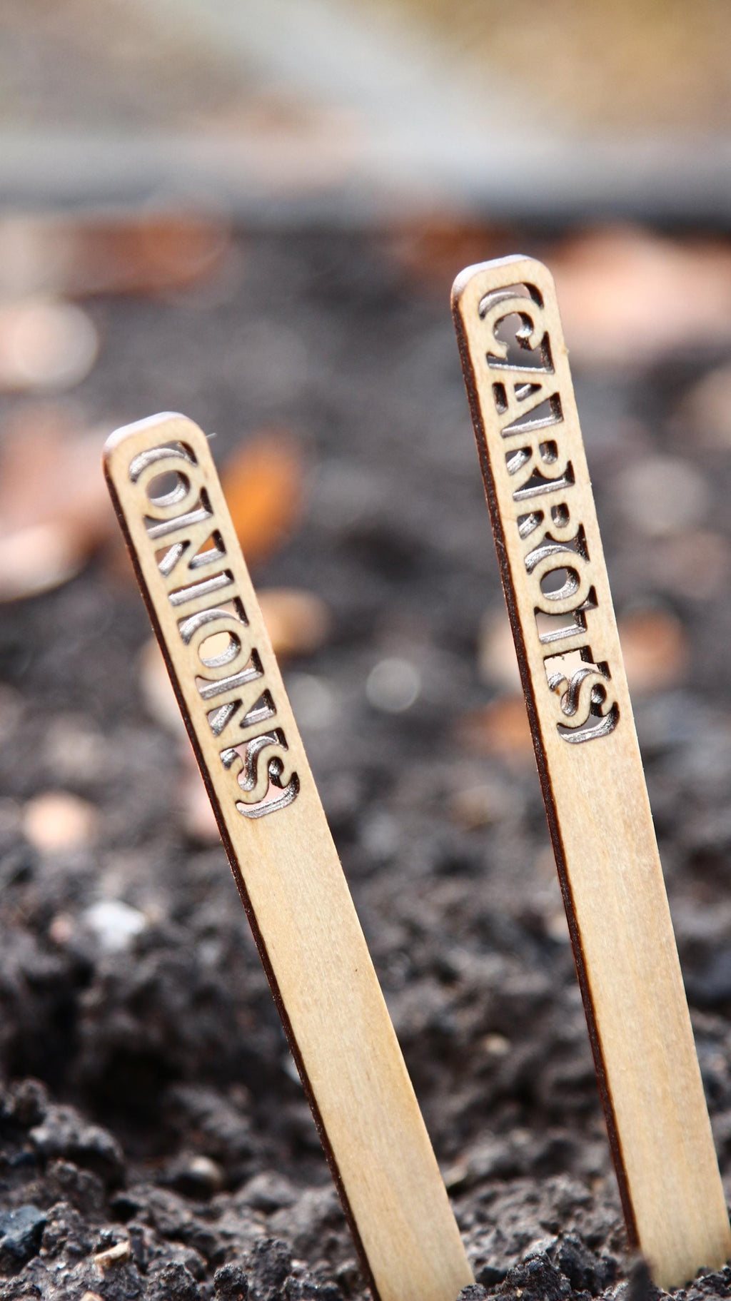 Personalized Wooden Garden Markers