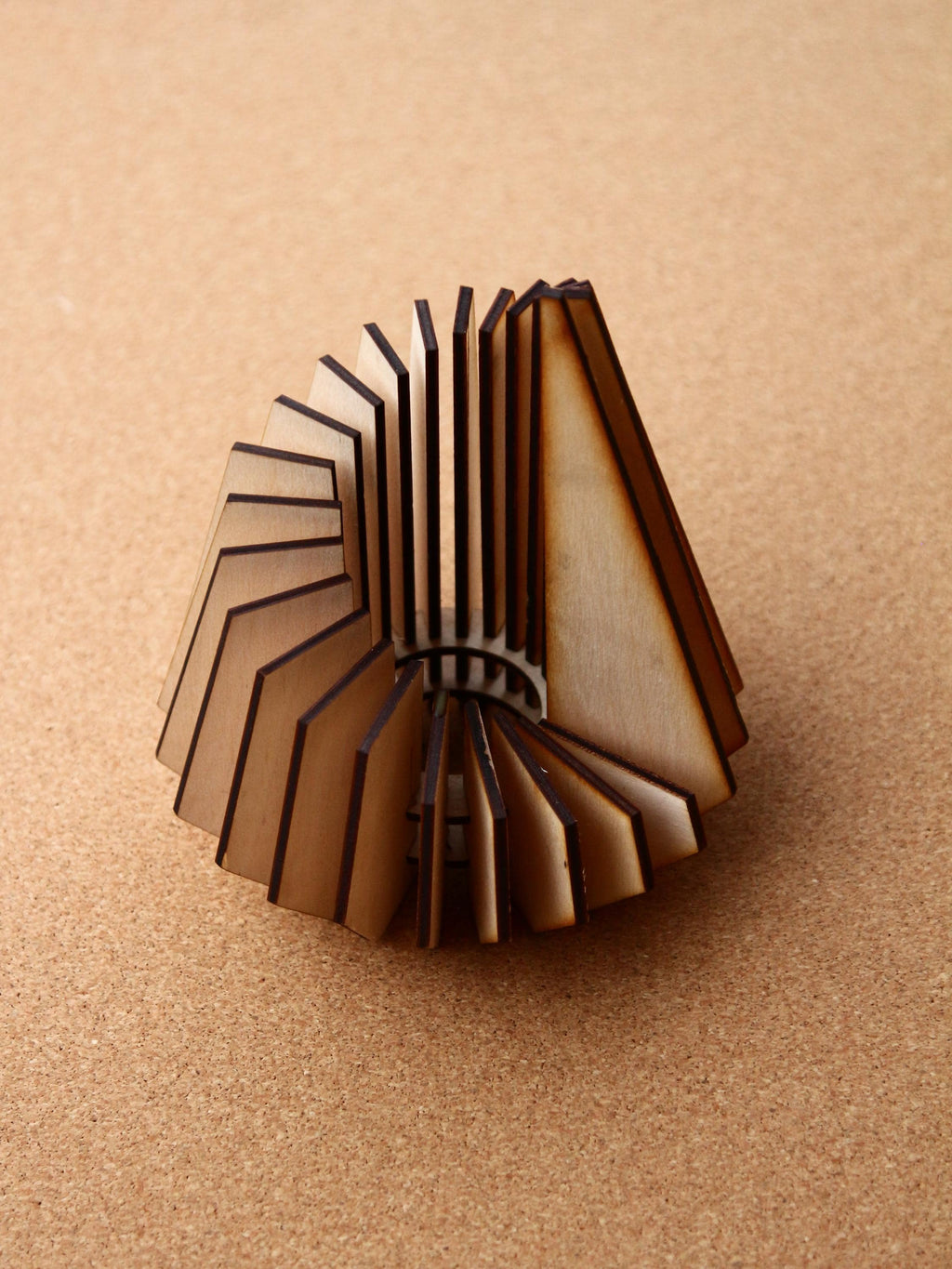 Spiral Geometric Candle Holder