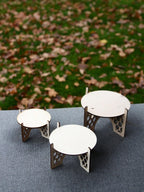 Laser Cut Wooden Plant Stand