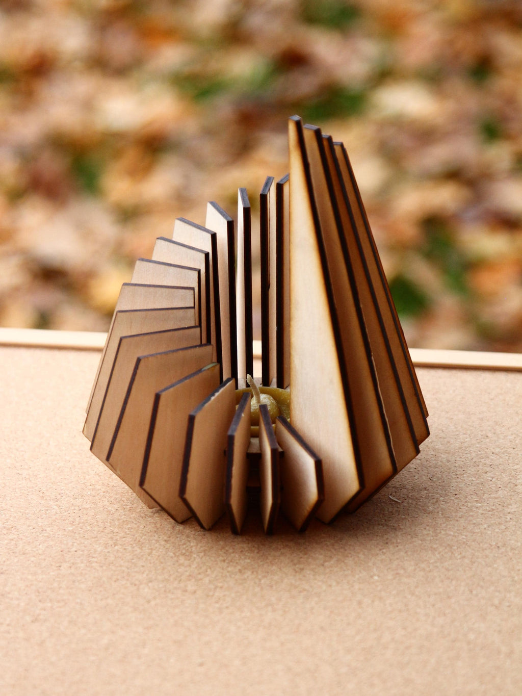 Spiral Geometric Candle Holder