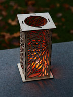 Wooden Candle Lantern 1