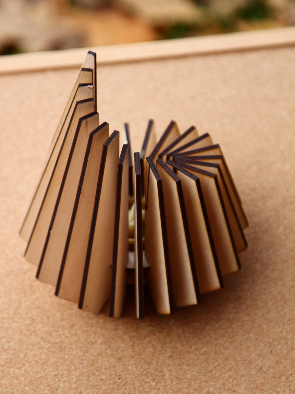 Spiral Geometric Candle Holder