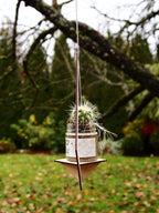 Geometric Hanging Planter Shelf